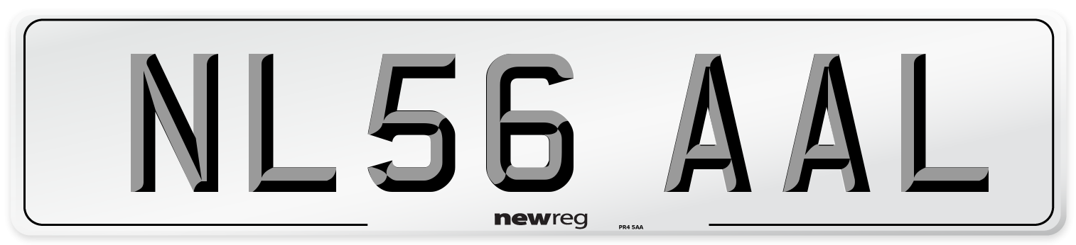 NL56 AAL Number Plate from New Reg